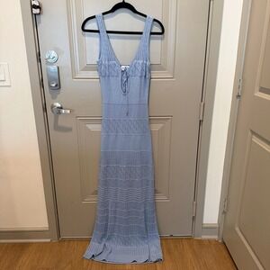 Runway The Label Sonoma Maxi Dress Blue Size XS